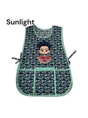 Apron Women Classic Embroidered Mexican Artisan Embroidered One Size -New